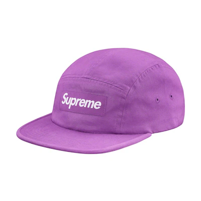 Supreme Washed Chino Twill Camp Cap Light Purple