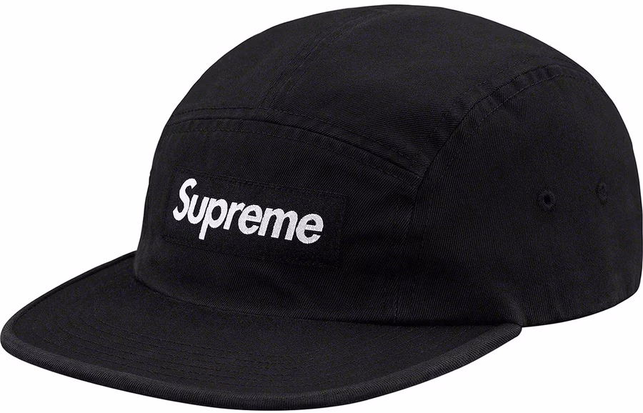 supreme-washed-chino-twill-camp-cap-black