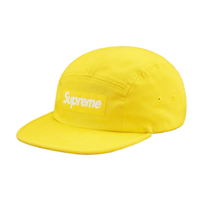 Supreme Washed Chino Twill Camp Cap Yellow