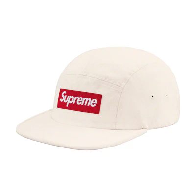 Supreme Washed Chino Twill Camp Cap Natural