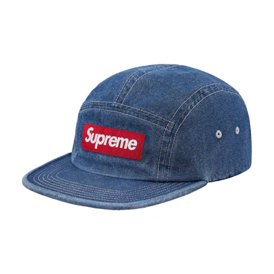 Supreme Washed Chino Twill Camp Cap Denim