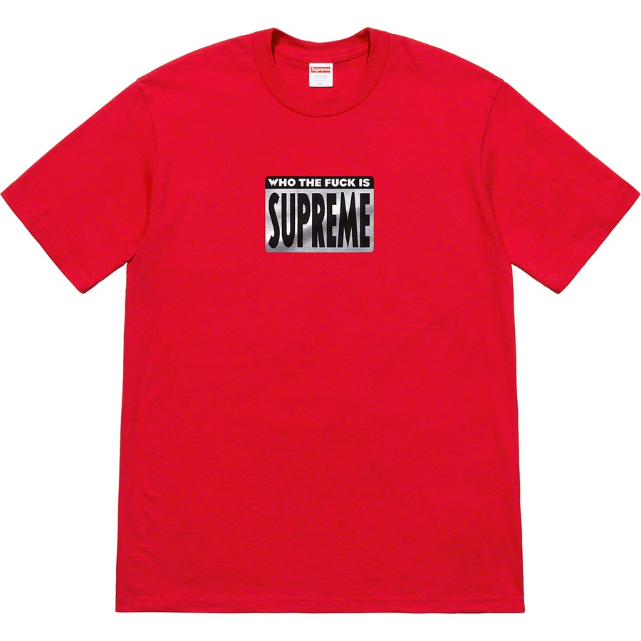 Supreme Who The Fuck TeeTシャツ/カットソー(半袖/袖なし)