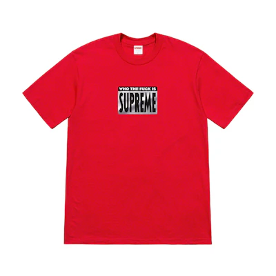 Supreme Who The Fuck Tee Red