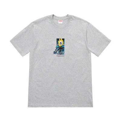 Supreme Ghost Rider Tee Heather Grey