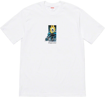Supreme Ghost Rider Tee White Buy Supreme Ghost Rider Tee White
