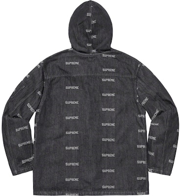 Jaket Hitam Denim Turnout Logo Supreme Lookbook Jaket Hitam Denim Turnout Logo Supreme