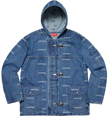 Jaket Denim Supreme Logo Turnout Biru Buy Jaket Denim Supreme Logo Turnout Biru