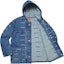 Order Jaket Denim Supreme Logo Turnout Biru