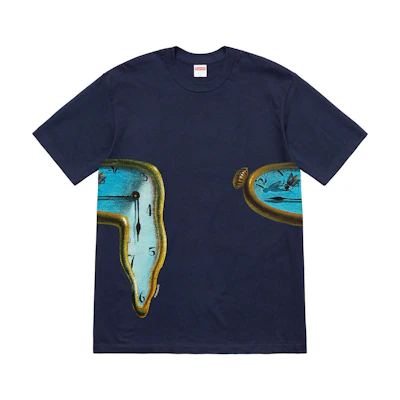 Supreme The Persistence of Memory Tee Navy