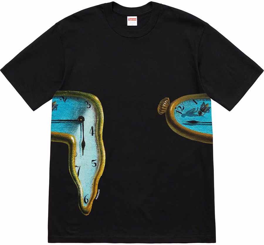supreme-the-persistence-of-memory-tee-black