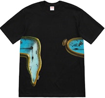 Supreme The Persistence of Memory Tee Black
