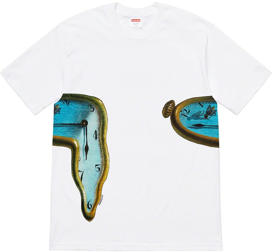 supreme-the-persistence-of-memory-tee-white