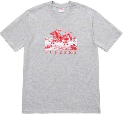 Supreme Riders Tee Heather Grey Buy Supreme Riders Tee Heather Grey