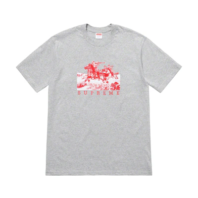 Supreme Riders Tee Heather Grey