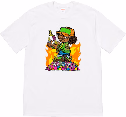 Supreme Molotov Kid Tee White Buy Supreme Molotov Kid Tee White