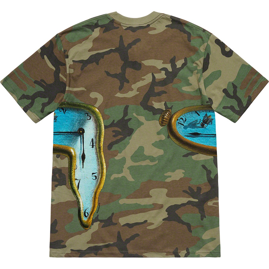 Supreme The Persistence of Memory Tee Woodland Camo Novelship