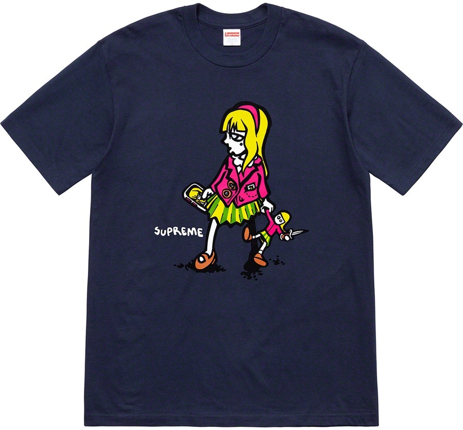 supreme-suzie-switchblade-tee-navy