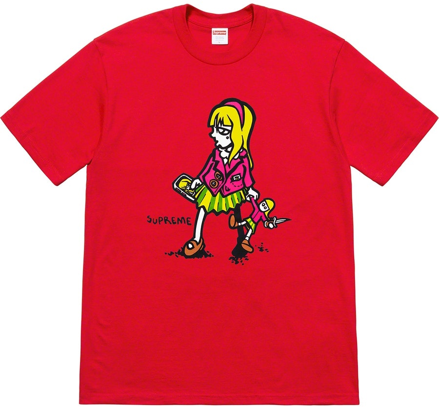 supreme-suzie-switchblade-tee-red