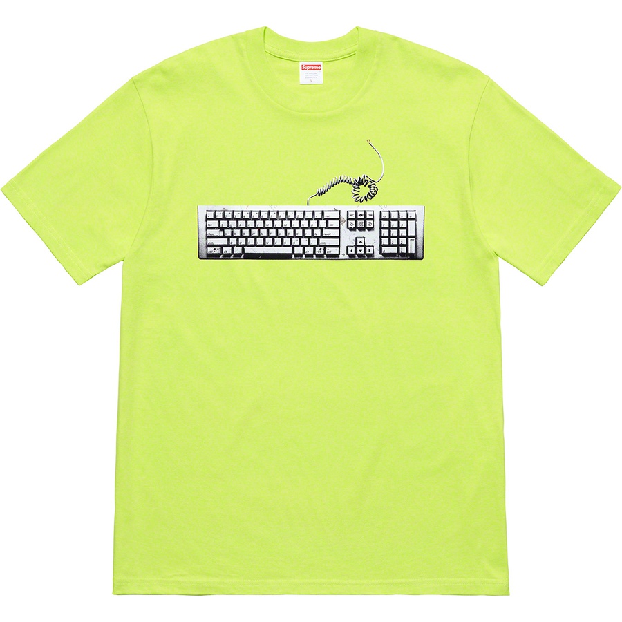 Buy Supreme Keyboard Tee Neon Green