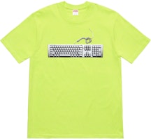 Supreme Keyboard Tee Neon Green Buy Supreme Keyboard Tee Neon Green
