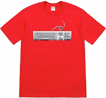 Supreme Keyboard Tee Red Supreme Keyboard Tee Red