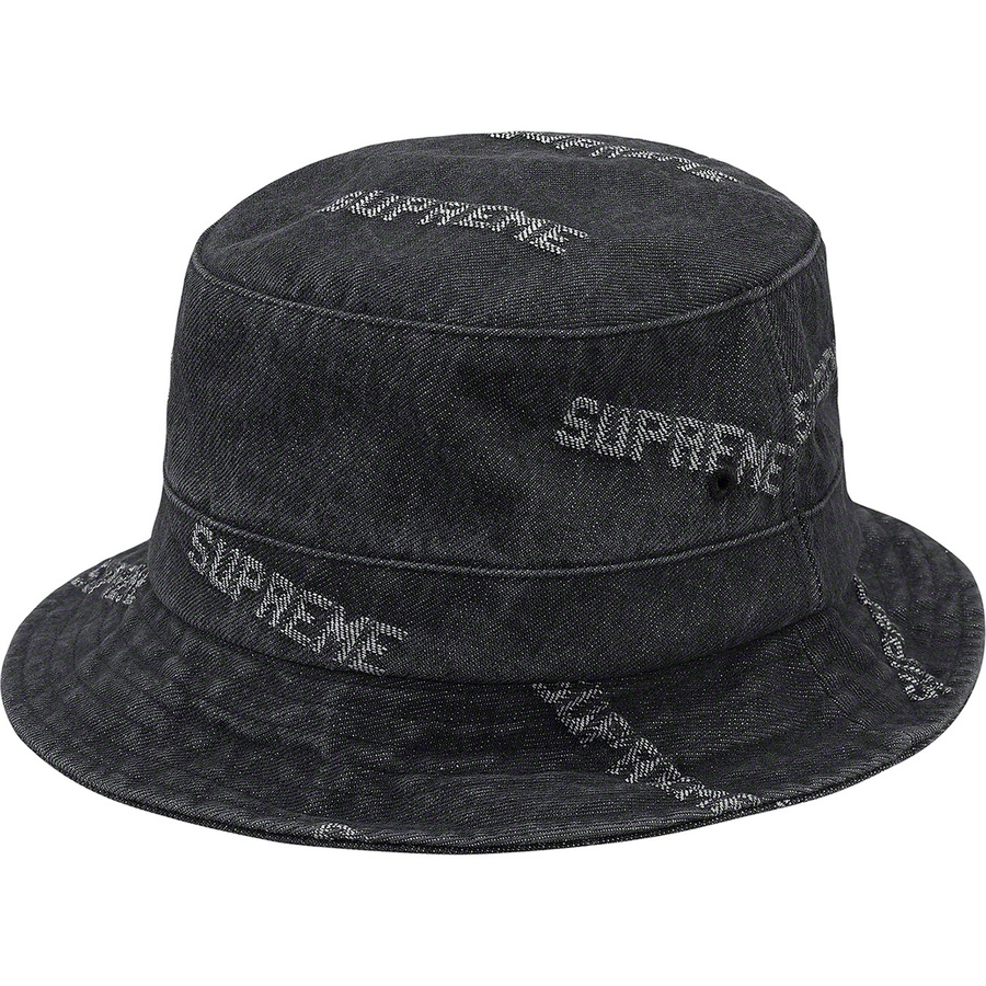 Supreme Logo Denim Crusher Black - Novelship