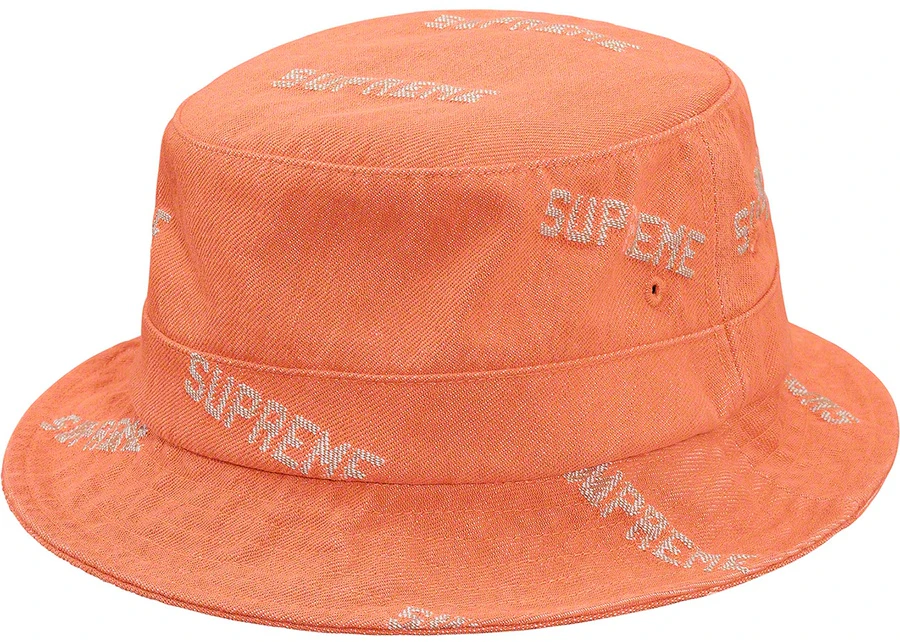 supreme-logo-denim-crusher-orange