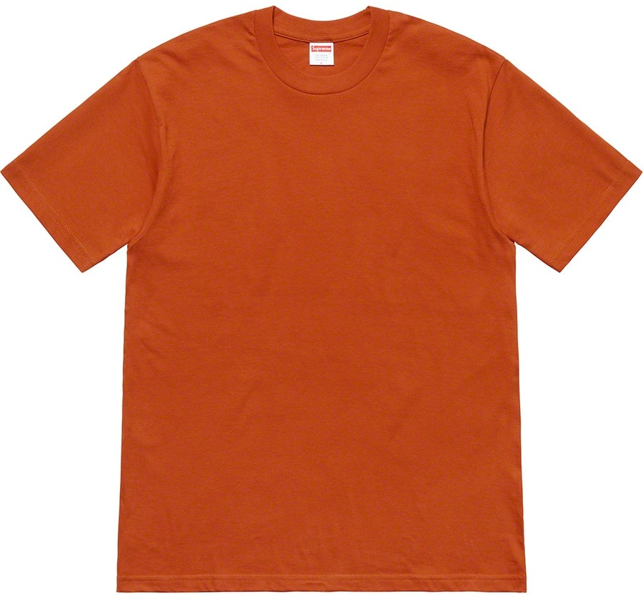 supreme-headline-tee-rust