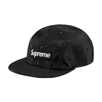 Supreme Splatter Camp Cap Black