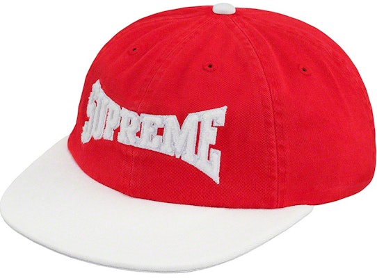 Supreme Chenille Logo 6-Panel Red Buy Supreme Chenille Logo 6-Panel Red