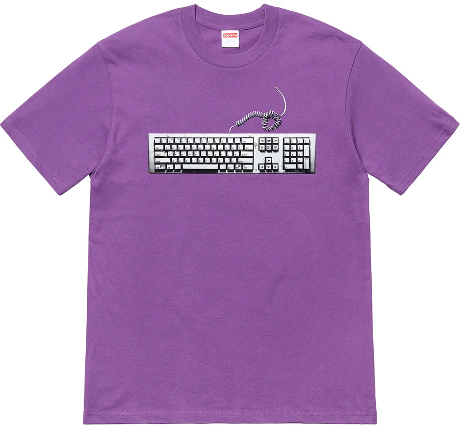 supreme-keyboard-tee-purple