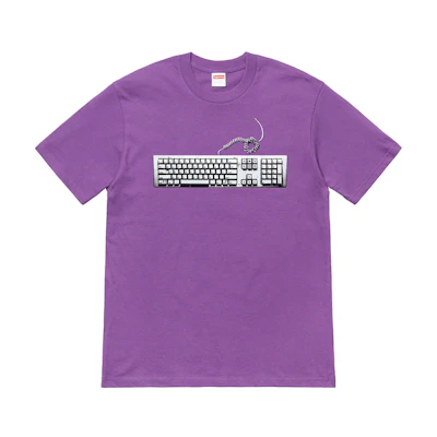 Supreme Keyboard Tee Purple