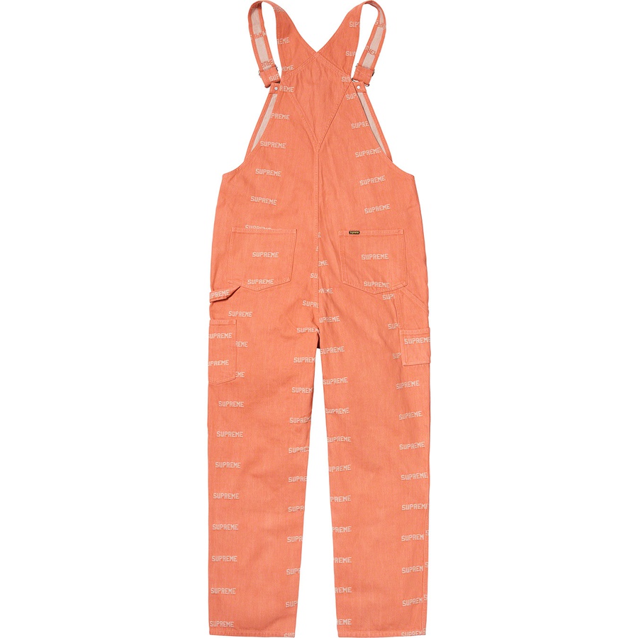 Supreme Logo Denim Overall Orange - Novelship