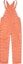 Order Supreme Logo Denim Overall Orange