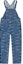 Buy Supreme Logo Denim Overall Blue