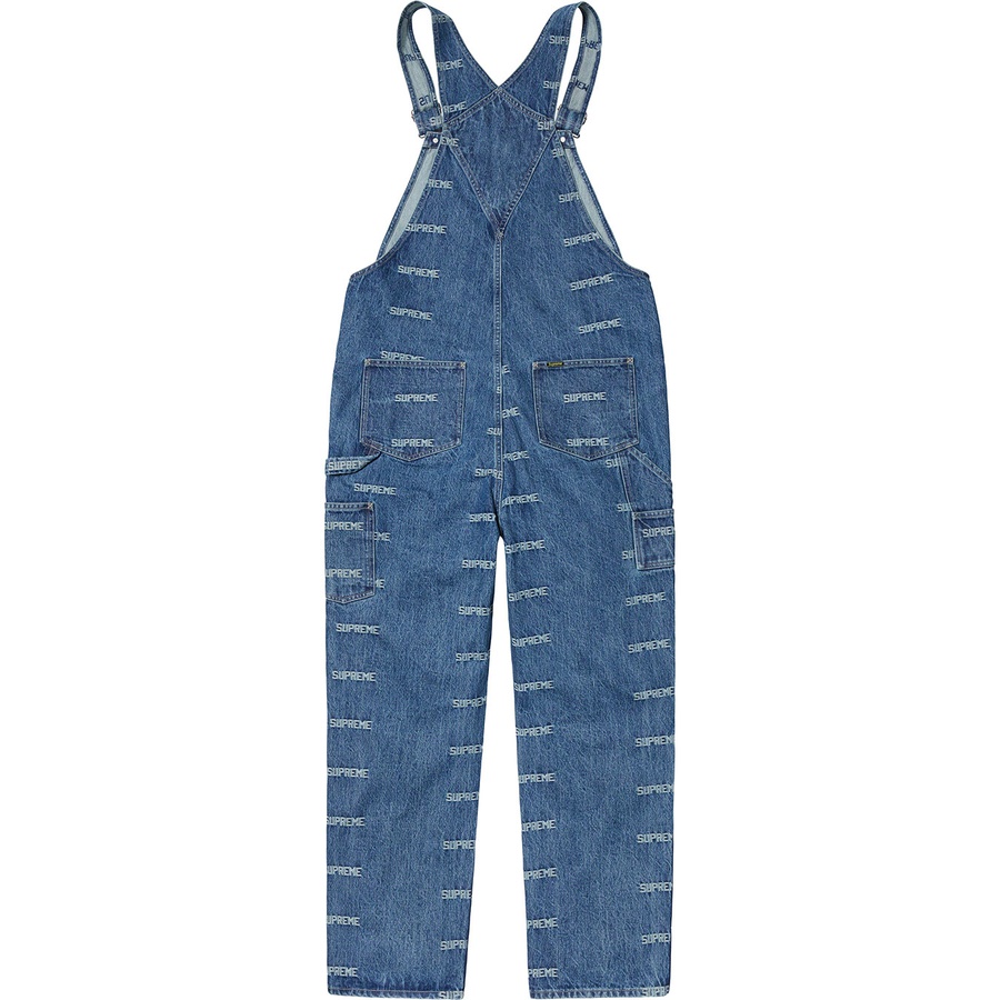 Supreme Logo Denim Overall Blue - Novelship