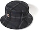 Buy BAPE Logo Check Hat Black