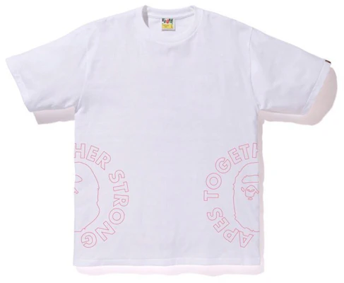 Camiseta Blanca BAPE Side ATS Circle Buy Camiseta Blanca BAPE Side ATS Circle
