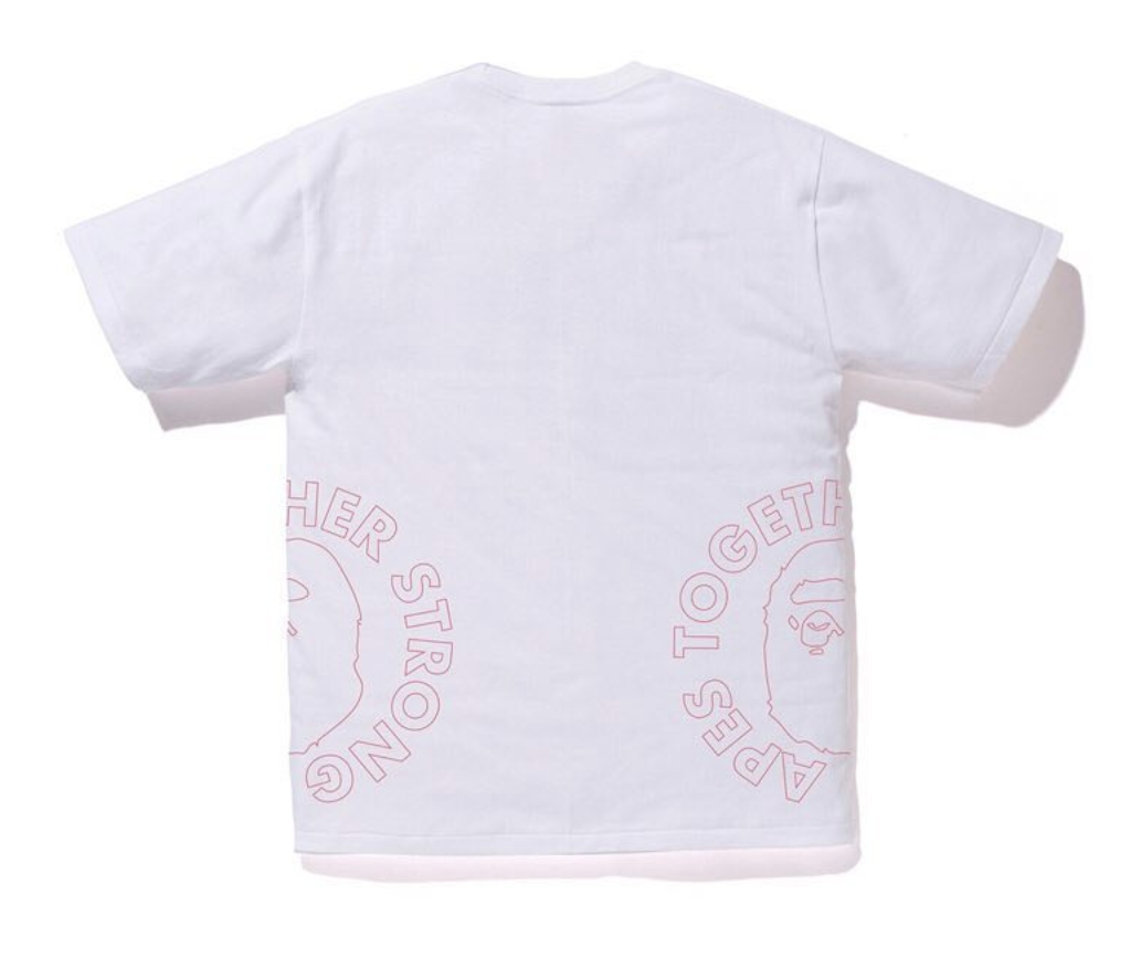 BAPE Side ATS Circle Tee White 圖 2