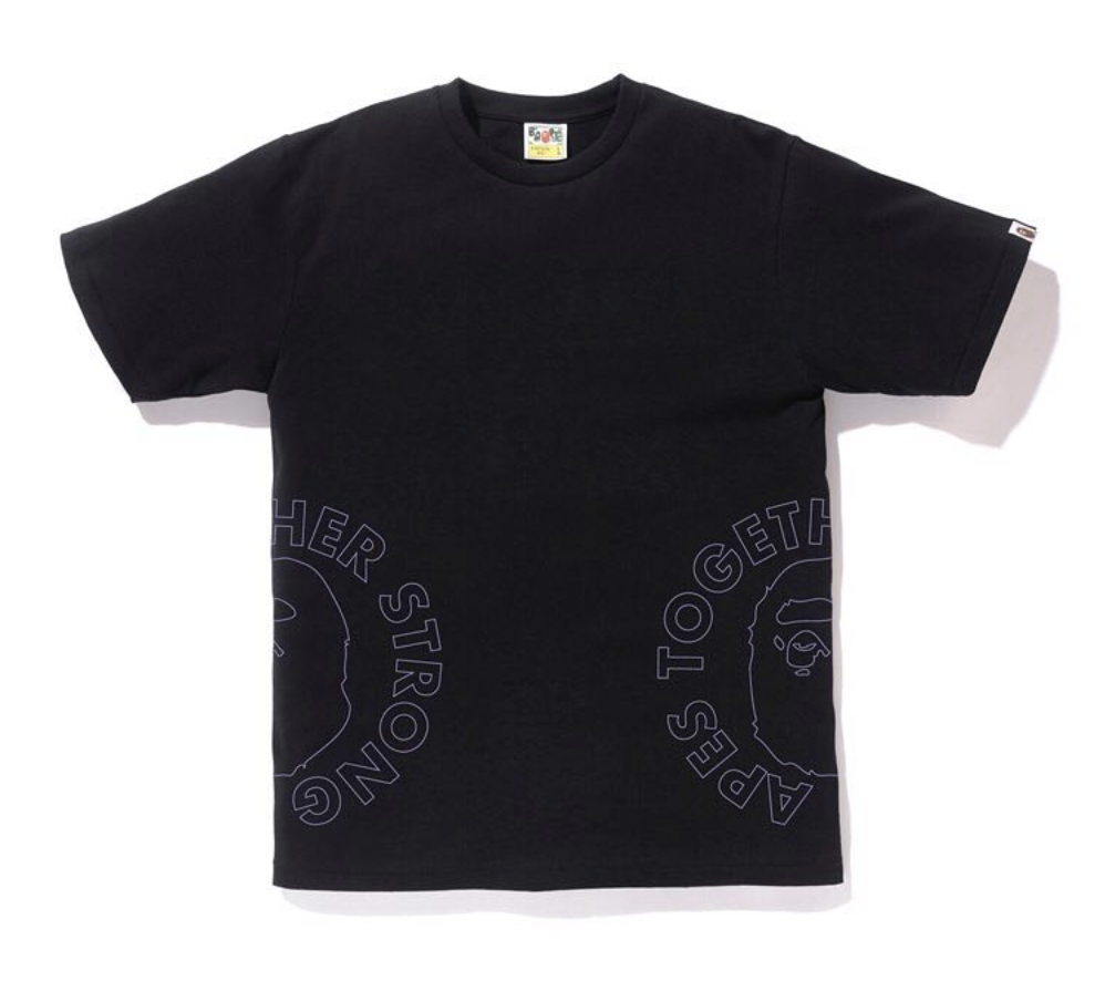 Buy Kaos BAPE Side ATS Circle Hitam