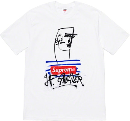 Supreme Jean Paul Gaultier Tee White Buy Supreme Jean Paul Gaultier Tee White