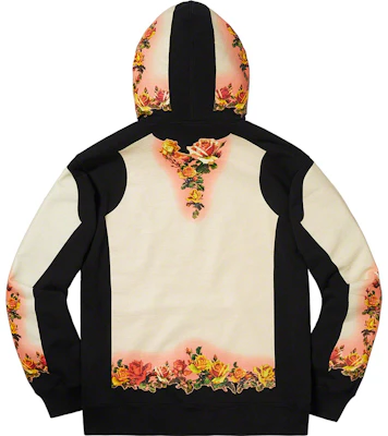 Supreme Jean Paul Gaultier Hoodie Bercorak Bunga Hitam Order Supreme Jean Paul Gaultier Hoodie Bercorak Bunga Hitam