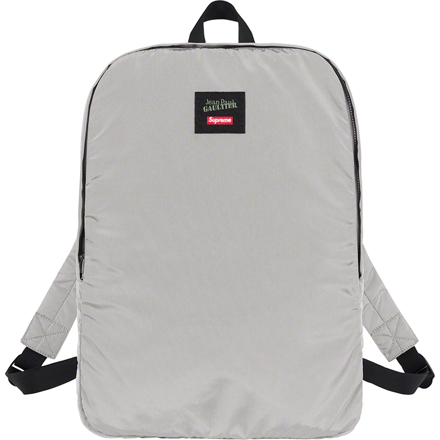 Supreme Jean Paul Gaultier Reversible Backpack MA‑1 Silver - Novelship