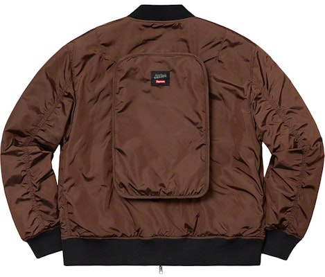 Supreme Jean Paul Gaultier Reversible Backpack MA-1 Brown Order Supreme Jean Paul Gaultier Reversible Backpack MA-1 Brown