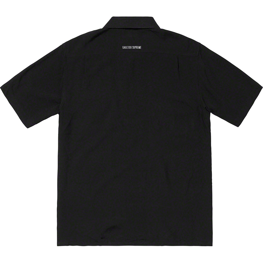 セール　supreme flowers power rayon shirt 黒