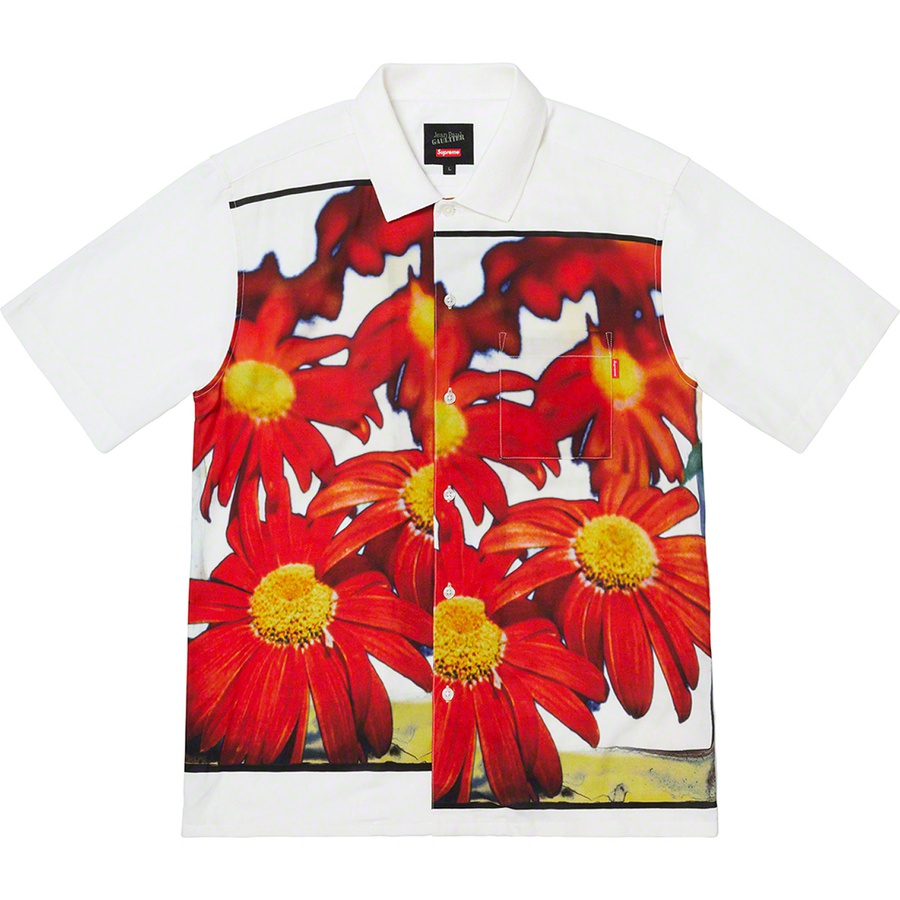 Supreme Jean Paul Gaultier Flower Power Rayon Shirt White - Novelship