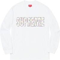 Supreme International L/S Tee White Supreme International L/S Tee White