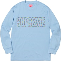 Supreme International L/S Tee Light Blue