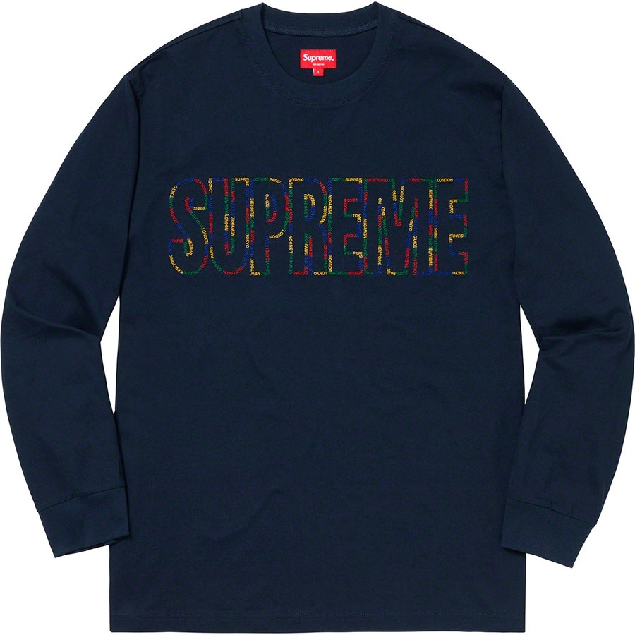 supreme-international-ls-tee-navy