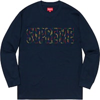 Supreme International L/S Tee Navy